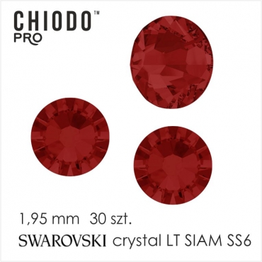 Chiodo PRO Cyrkonie Swarovski 30 SS 6 LT SIAM